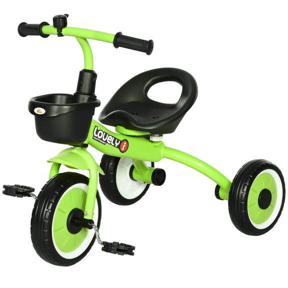 Green Kids Tricycle for Toddlers Ages 2-5, Children's Bike