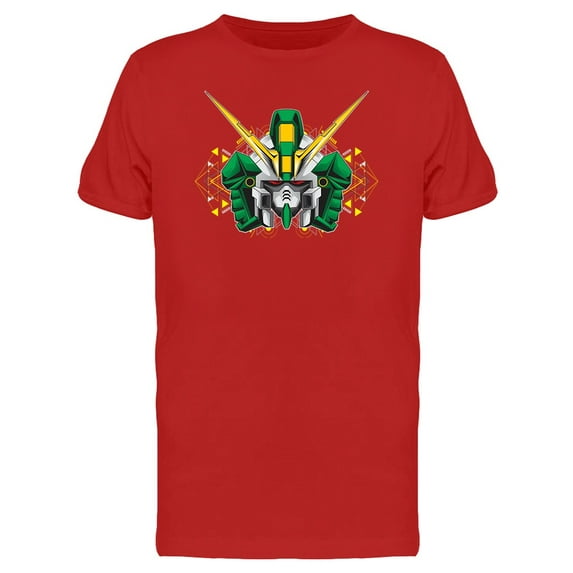 Green Killer Robot Android T-Shirt Men -Image by Shutterstock, Male 3X-Large