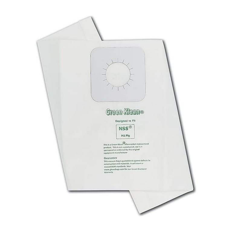 Replacement Vacuum Bags, Fits NSS M1 PIG, 3/Pack Replacement Vacuum Bags, Fits NSS M1 PIG, 3/Pack