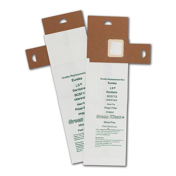Green Kleen B254113 Eureka LS LiteSpeed Models 5700-5739 & 5800-5839 Series & Sanitaire Sc5713 Vacuum Bags