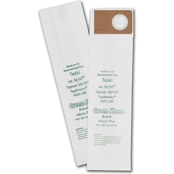 Green Kleen B669584 Taski Jet 38-50 Tapi set 38-45 & Tapitronic Replacement Vacuum Bags