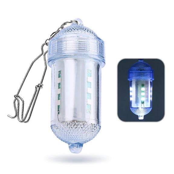 Green LED Fishing Light Lure For Deepwater, Waterproof, 13.5cm Attract Fish