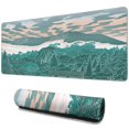 thumbnail image 1 of Green Landscape Map&nbsp;mousepad Gamingwaterproofnon Slip&nbsp;for Office Home Work GamingmousepadRubber Base Mousepad with Stitched Edges 31.5x11.8inches, 1 of 7