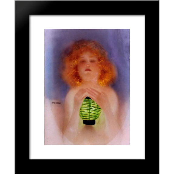 Green Lantern 20x24 Framed Art Print by Raphael Kirchner