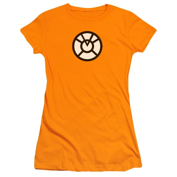 Green Lantern Agent Orange S/S Junior Women's T-Shirt Sheer Orange