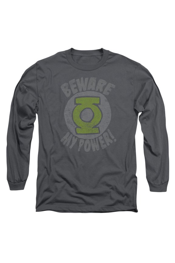Green Lantern - Beware - Long Sleeve Shirt - Medium