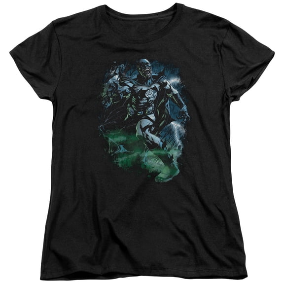 Green Lantern Black Lantern Batman Womens Short Sleeve Shirt