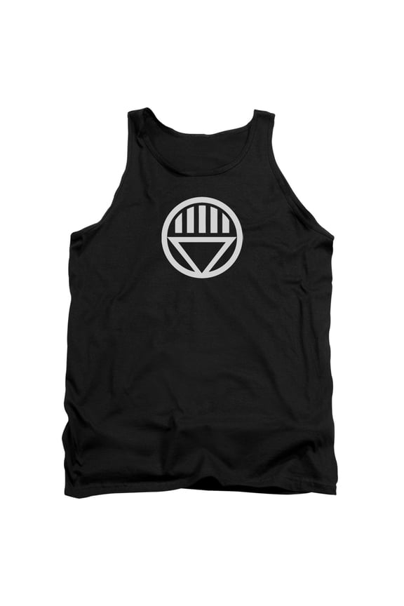 Green Lantern Black Lantern Logo Adult Tank Top Black
