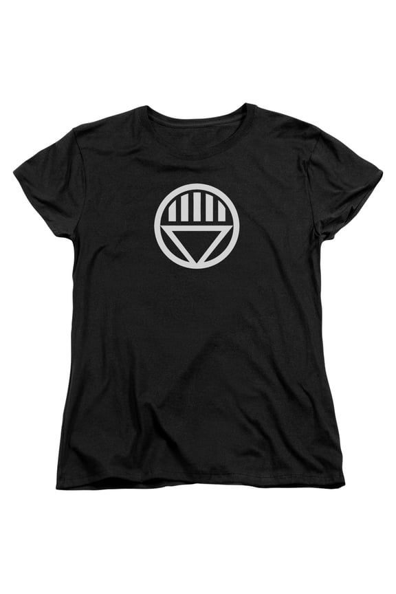 Green Lantern Black Lantern Logo S/S Women's T-Shirt Black
