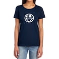 thumbnail image 1 of Green Lantern Black Lantern Logo Women's T Shirt, Navy, 2X-Large, 1 of 6
