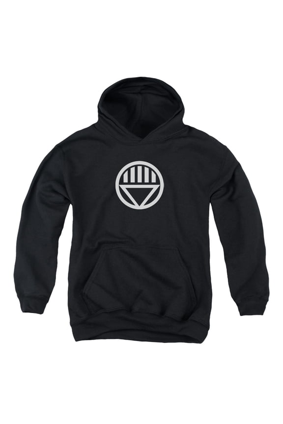 Green Lantern - Black Lantern Logo - Youth Hooded Sweatshirt - Small