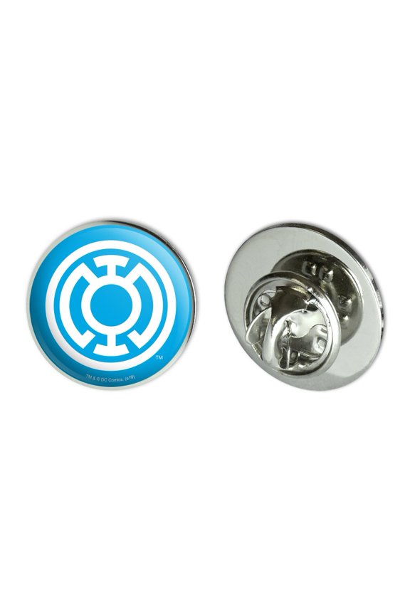 Green Lantern Blackest Night Blue Lantern Logo Metal 0.75" Lapel Hat Pin Tie Tack Pinback