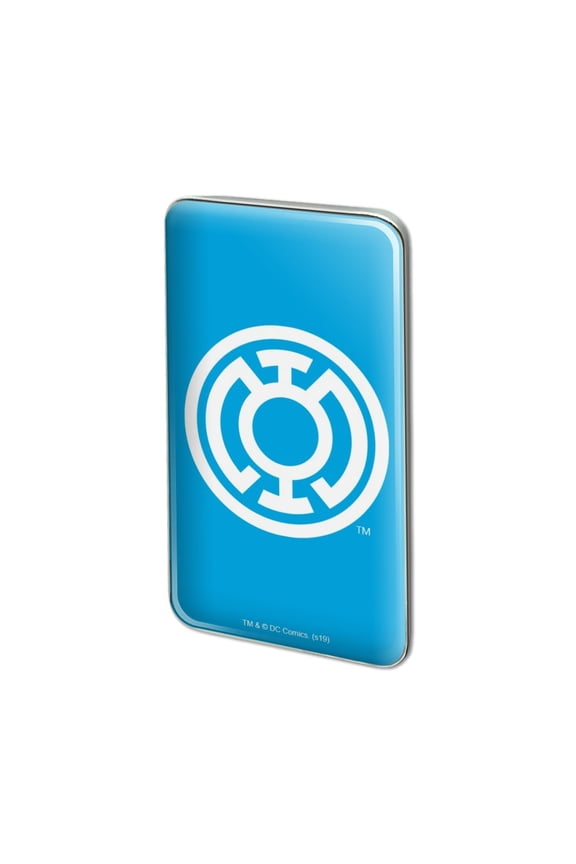 Green Lantern Blackest Night Blue Lantern Logo Metal Rectangle Lapel Hat Pin Tie Tack Pinback