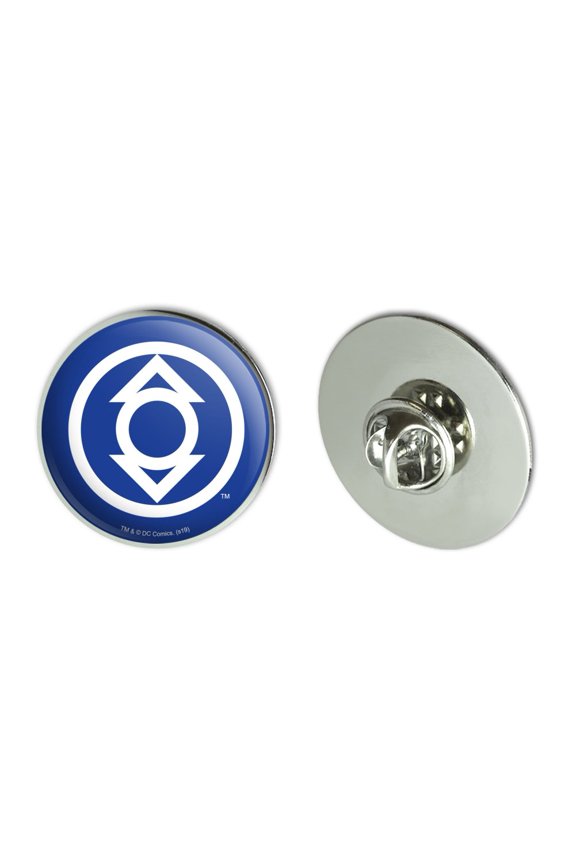 Green Lantern Blackest Night Indigo Lantern Logo Metal 1.1" Tie Tack Hat Lapel Pin Pinback