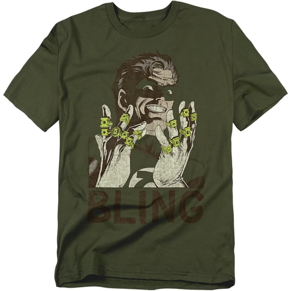 Green Lantern T-Shirt Bling Bling Unisex Graphic Tee For Men & Women