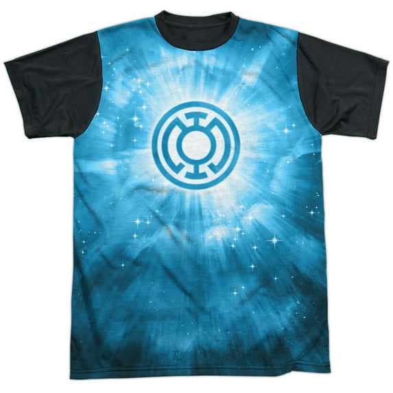 Green Lantern - Blue Energy - Short Sleeve Black Back Shirt - Medium
