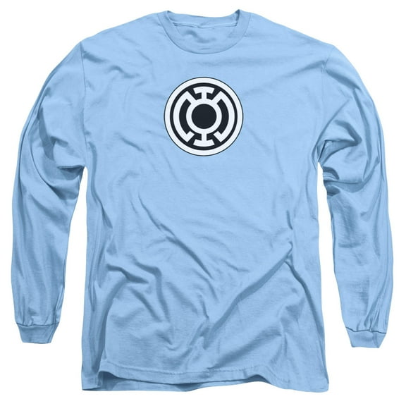 Green Lantern Blue Lantern Logo Mens Long Sleeve Shirt