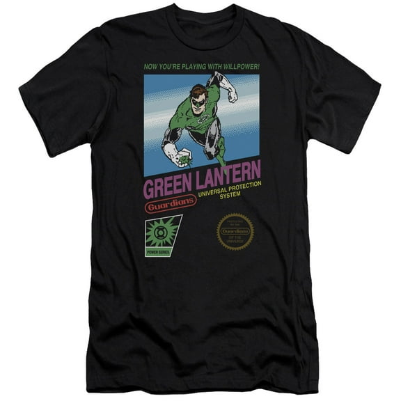 Green Lantern - Box Art - Premium Slim Fit Short Sleeve Shirt - Medium