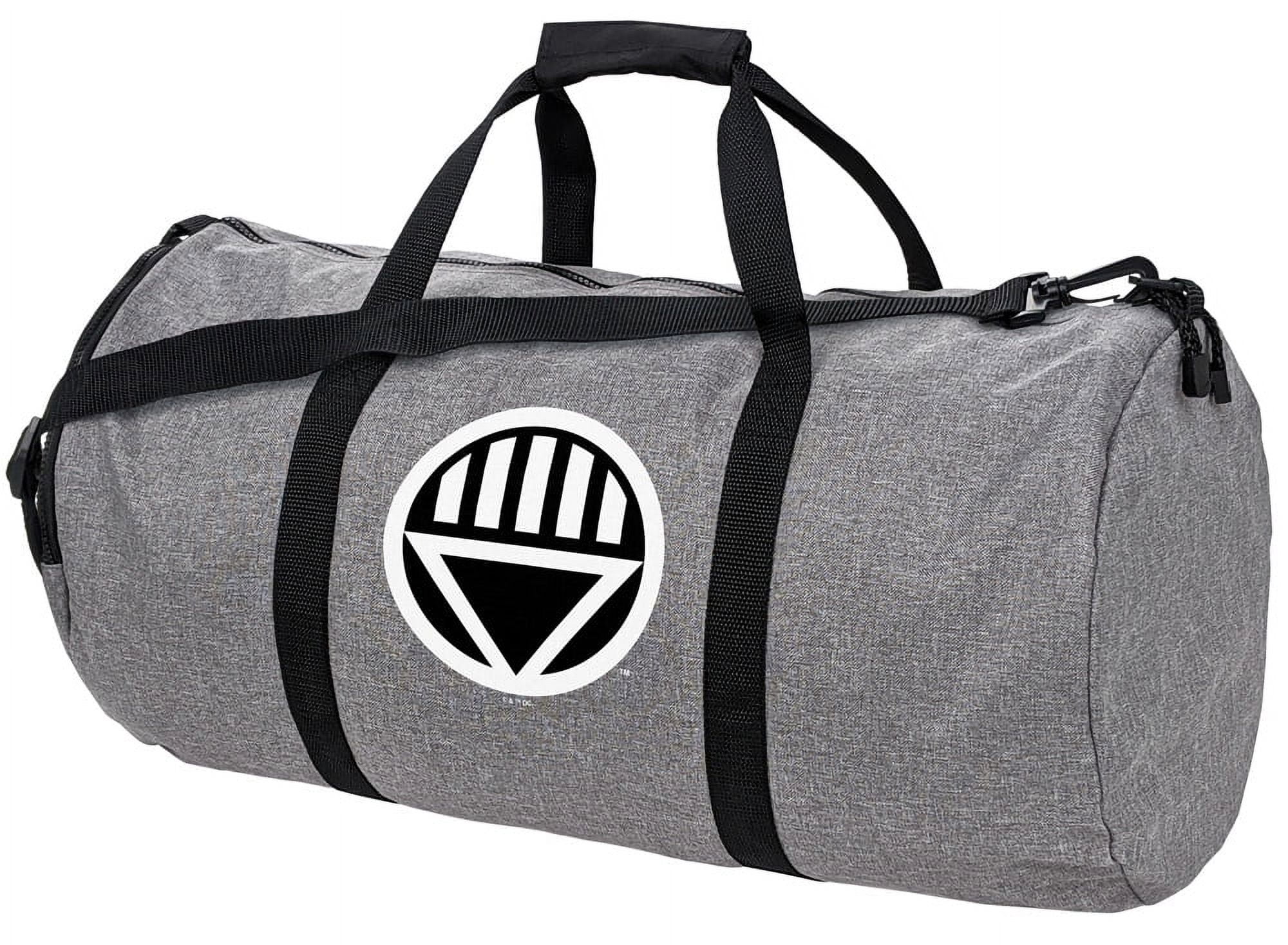 Green Lantern Core Blackest Night Black Lantern Logo Lightweight Duffel Bag for Sports and Gym Packable for Travel