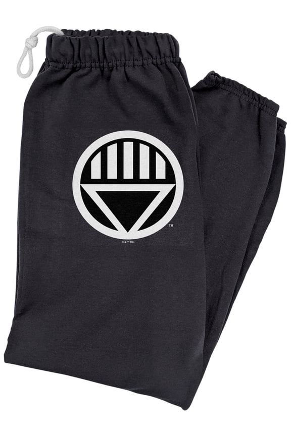 Green Lantern Core Blackest Night Black Lantern Logo Unisex Jogger Sweatpants for Men and Women, Black, X-Large