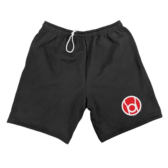 Green Lantern Core Blackest Night Red Lantern Logo Mens Sweat Shorts