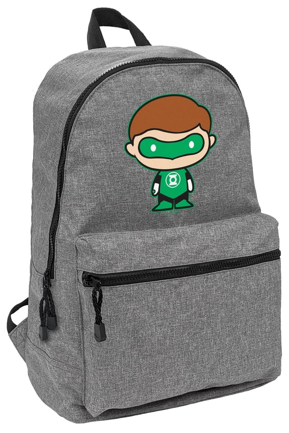 Green Lantern Core Cute Chibi Character Lightweight Backpack for Work School Daily Use Packable for Travel