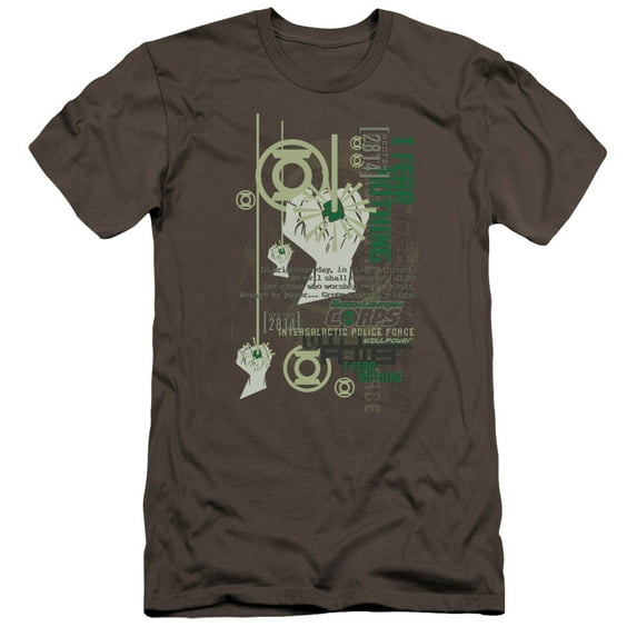 Green Lantern - Core Strength - Premium Slim Fit Short Sleeve Shirt - Small