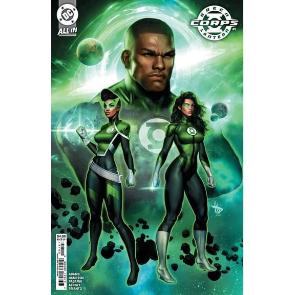 Green Lantern Corps #1 Cvr B Dave Wilkins Card Stock Var  DC Comics Comic Book 2025