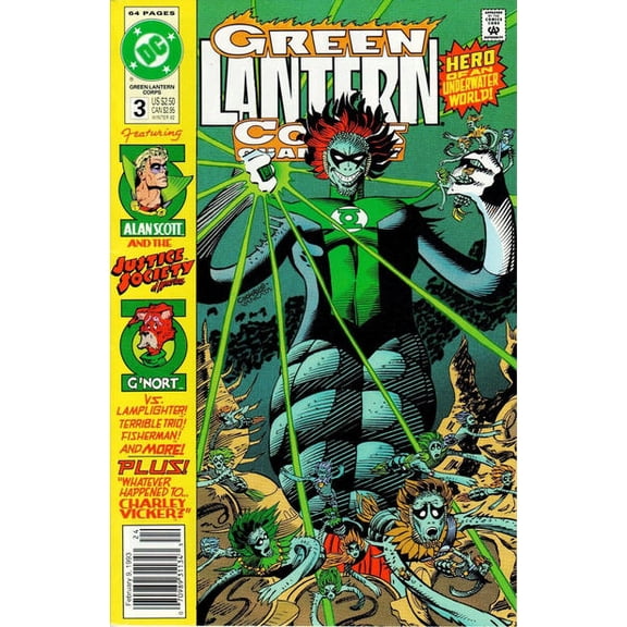 Green Lantern Corps Quarterly #3 (Newsstand) VF ; DC Comic Book
