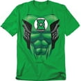 thumbnail image 1 of Green Lantern Costume Unisex Adult T Shirt (Small) Kelly Green, 1 of 6