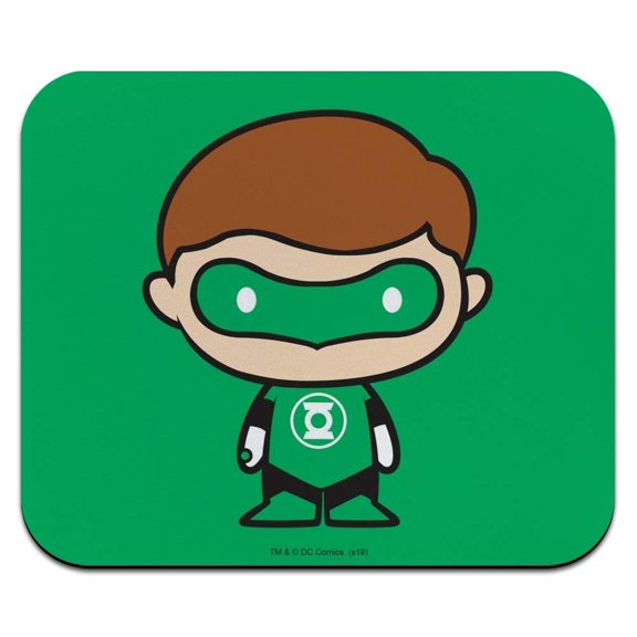 Green Lantern Cute Chibi Character Low Profile Thin Mouse Pad Mousepad