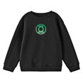 thumbnail image 1 of Green Lantern Emblem Boy's Black Long Sleeve Shirt-Small, 1 of 7