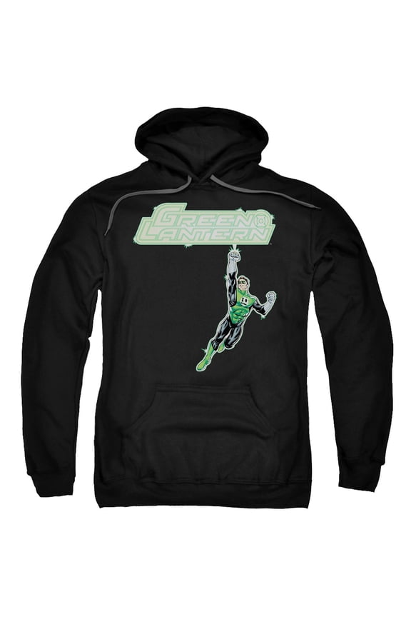 Green Lantern Energy Construct Logo Mens Pullover Hoodie