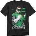 thumbnail image 1 of Green Lantern Fist Flair Unisex Adult T Shirt (4X-Large) Black, 1 of 6