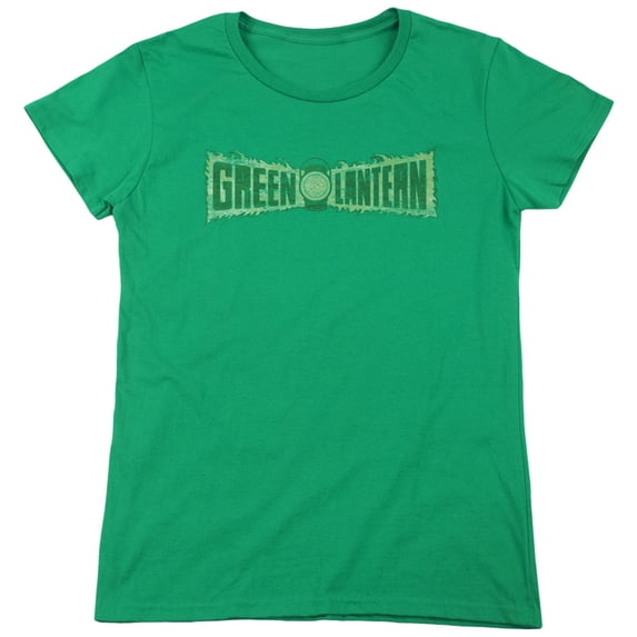 Green Lantern Flame Logo S/S Women's T-Shirt Kelly Green