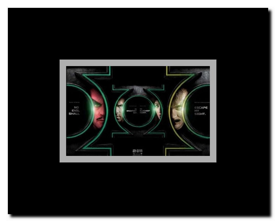 Green Lantern Framed Movie Poster