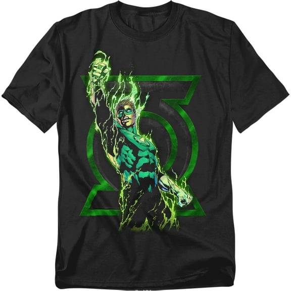 Green Lantern Fully Charged Mens Short Sleeve Shirt