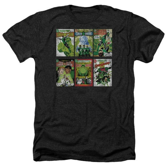 Green Lantern - Gl Covers - Heather Short Sleeve Shirt - Small