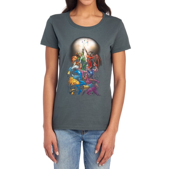 Green Lantern Gl New Guardians #1 Women's T Shirt, Charcoal, 2X-Large