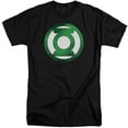 thumbnail image 1 of Green Lantern Green Chrome Logo S/S Adult Tall Black, 1 of 1