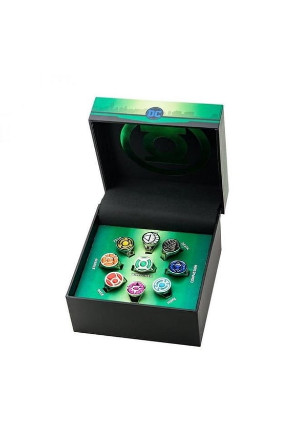 Collector All Lantern Corps Ring Set
