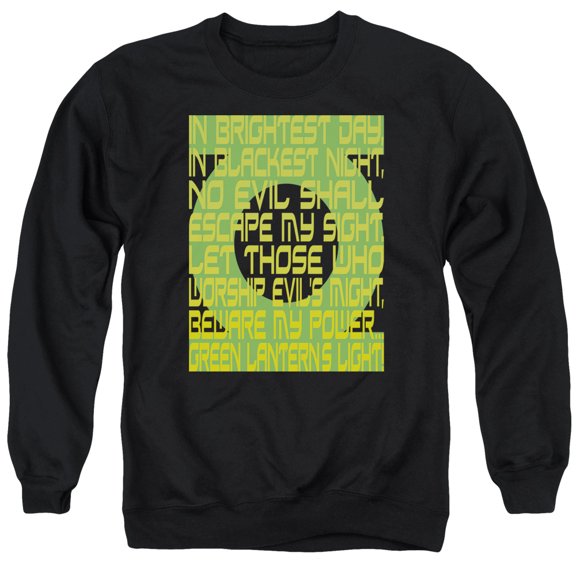 Green Lantern - Green Lantern Oath - Crewneck Sweatshirt - Large