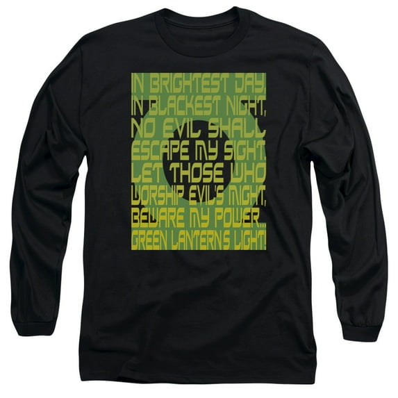 Green Lantern - Green Lantern Oath - Long Sleeve Shirt - Medium