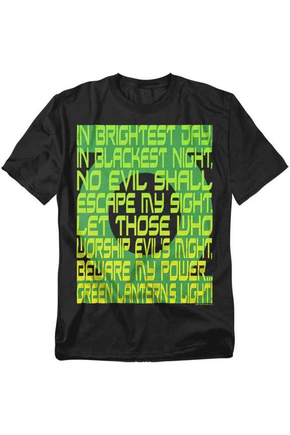 Green Lantern Green Lantern Oath Mens Short Sleeve Shirt