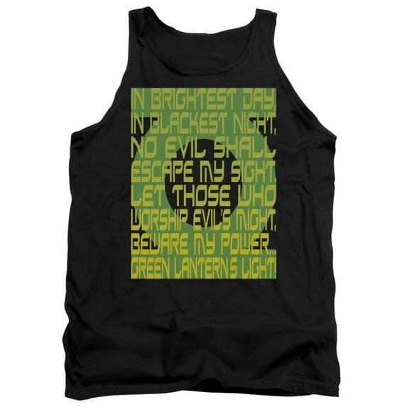 Green Lantern - Green Lantern Oath - Tank Top - Large