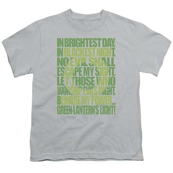 Green Lantern - Green Lantern Oath - Youth Short Sleeve Shirt - Small