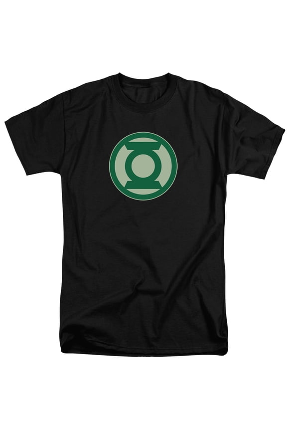 Green Lantern Green Symbol S/S Adult Tall Black