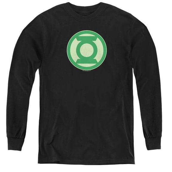 Green Lantern - Green Symbol - Youth Long Sleeve Shirt - Large