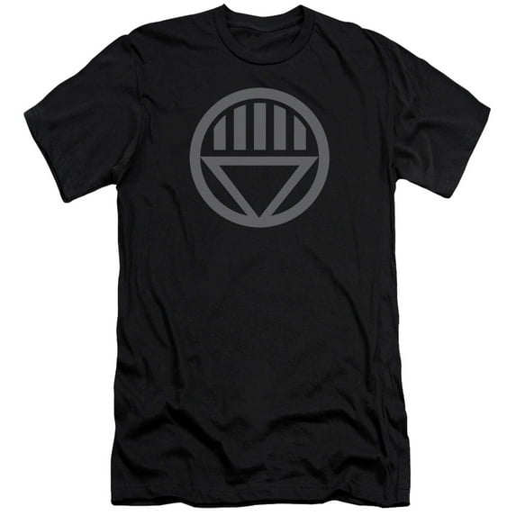 Green Lantern - Grey Emblem - Premium Slim Fit Short Sleeve Shirt - Medium