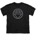 thumbnail image 1 of Green Lantern Grey Emblem Big Boys Youth Shirt, 1 of 2